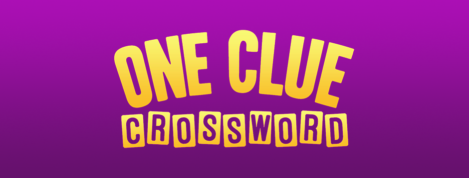 One Clue Crossword - AppyNation